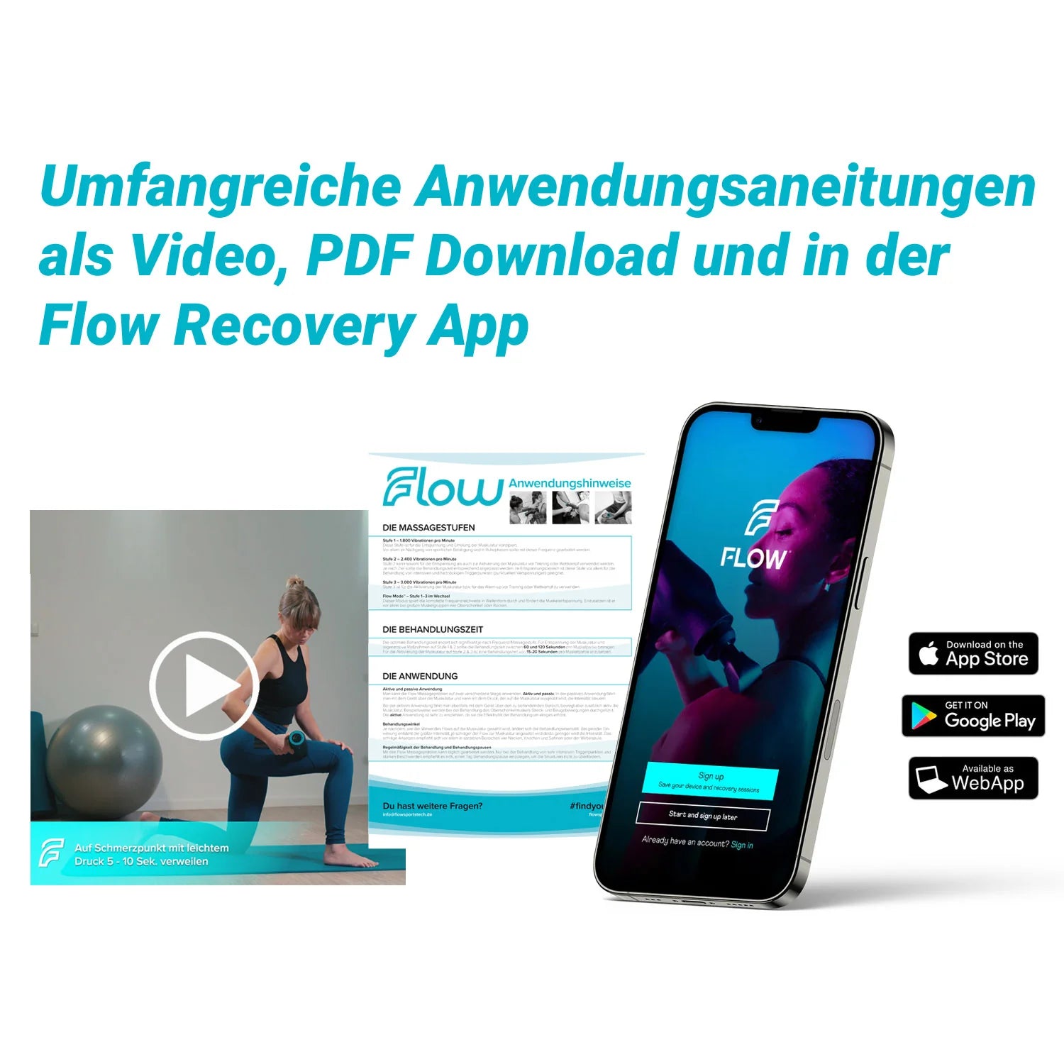 Flow® MOVE Massagepistole